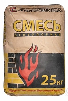 Смесь огнеупорная